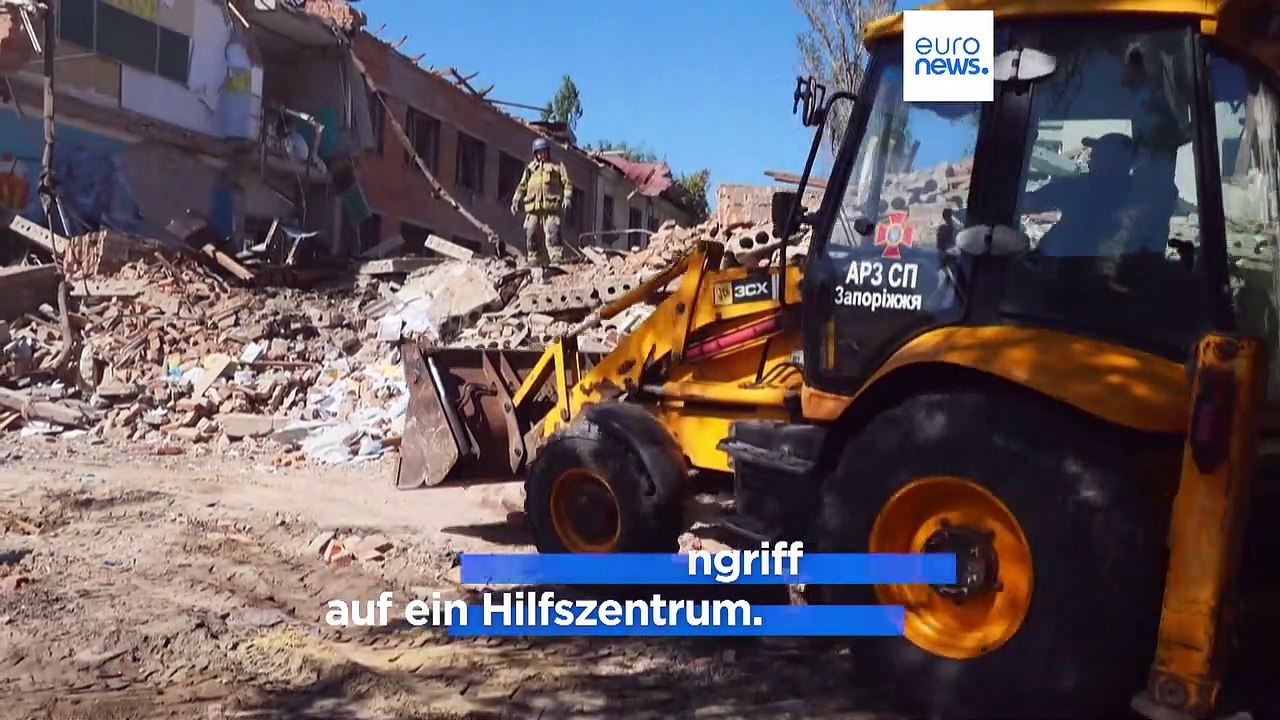 Russischer Angriff auf Hilfszentrum in Orichiw mit 7 Toten 'ist ein Kriegsverbrechen'