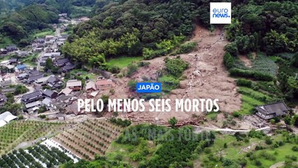Sudoeste do Japão regista "mais fortes chuvas de sempre"