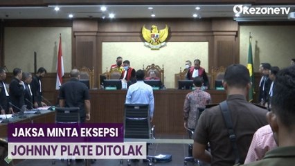 Sidang Lanjutan Kasus Korupsi BTS BAKTI Kominfo, Jaksa Minta Eksepsi Johnny Plate Ditolak
