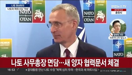 이 시각 리투아니아…나토와 협력관계 '격상'