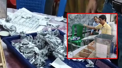 ব্যালটে কালি ঢাললেন তৃণমূল প্রার্থী, হাওড়ায় পুলিশকে ঘাড়ধাক্কা সিপিএমের
