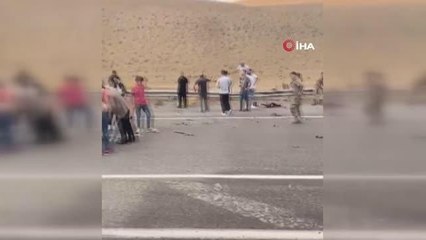 Askeri araçla otomobil çarpıştı: Çok sayıda yaralı var