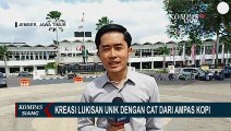 Kreatif! Seniman Ini Buat Lukisan Unik Menggunakan Cat dari Ampas Kopi