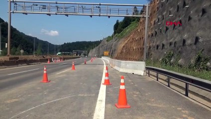 Bolu Dağı Tüneli Çıkışındaki Heyelanın Ardından Ulaşım Normale Döndü