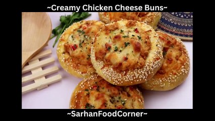 Creamy Chicken Cheese Buns