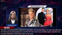 Pink and husband Carey Hart plan on 'relocating to Australia' - 1breakingnews.com