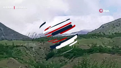 Temmuz ayında kar yağdı