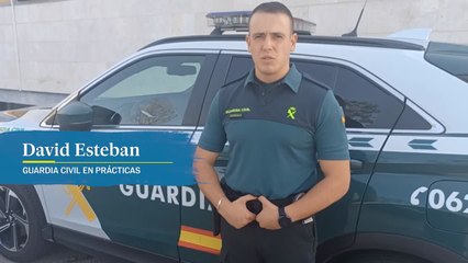 Un guardia civil en prácticas relata cómo salvó a una mujer de morir a manos de su pareja