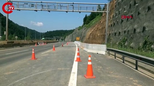 Heyelan nedeniyle kapanmıştı: Ulaşım normale döndü