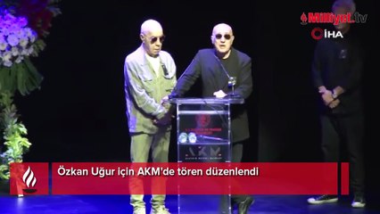 Özkan Uğur için AKM'de tören düzenlendi