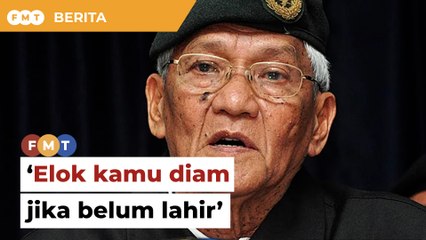 Elok diam jika kamu belum lahir pada 13 Mei 1969, kata jeneral bersara