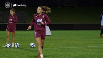 Entrenamiento del martes de la Selección Femenina en Nueva Zelanda