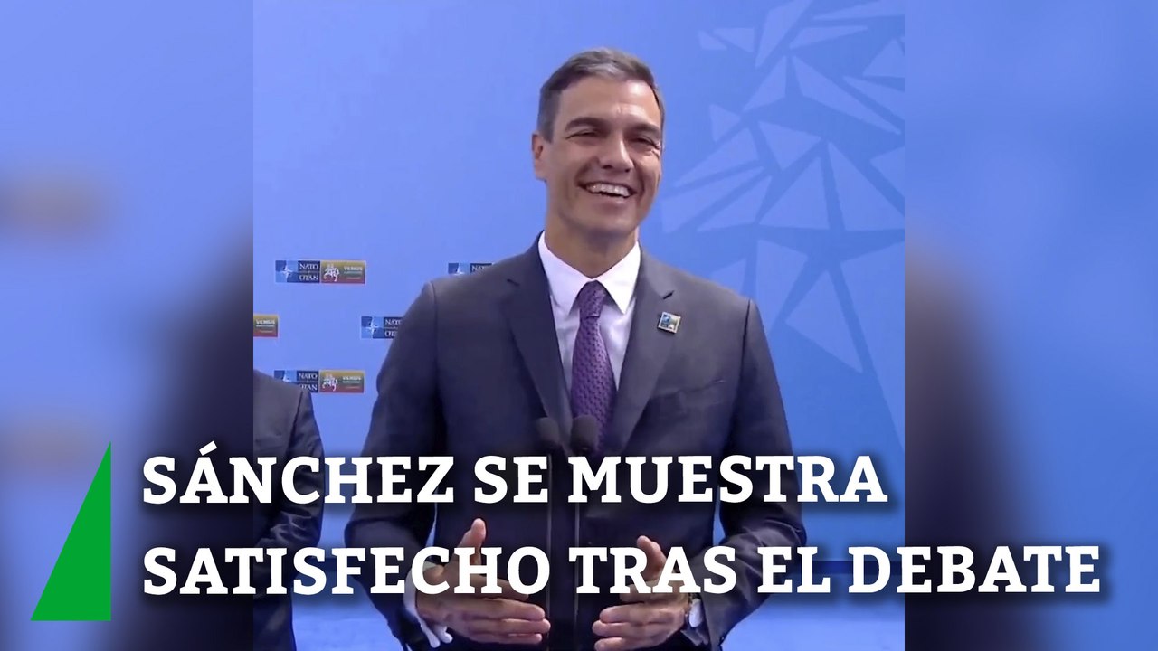 Sánchez se muestra satisfecho tras el cara a cara pese a la "montaña de mentiras" de Feijóo