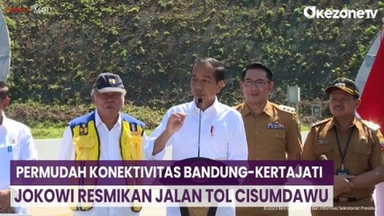 Permudah Konektivitas Bandung-Kertajati, Jokowi Resmikan Jalan Tol Cisumdawu