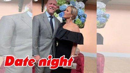 Zara Tindall is flirty and fabulous in a Rebecca Vallance LBD for a date night with husband Mike Tin
