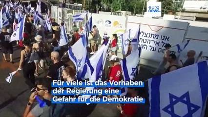"Tag der Störung" in Israel: Massive Proteste gegen Justizreform