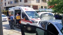 Burdur'da Polis Memuru ve Sürücü Yaralanan Trafik Kazası Güvenlik Kamerasında