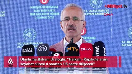 Download Video: Bakan Uraloğlu start verdi! Halkalı-Ispartakule demiryolu hattı çalışmaları başladı