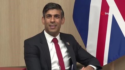 Cumhurbaşkanı Erdoğan, İngiltere Başbakanı Rishi Sunak ile görüştü