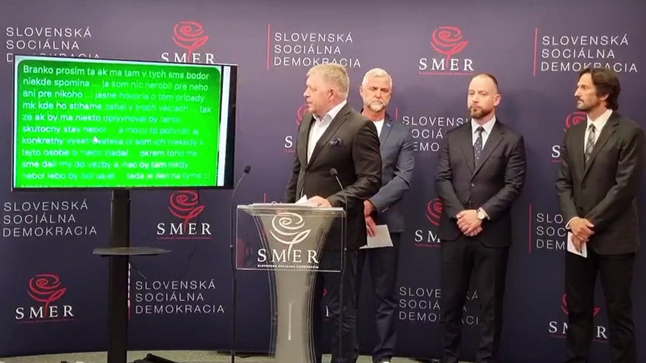 ZÁZNAM: R. Fico hovorí v súvislosti so stíhaním Miroslava V. o perzekúcii zo strany OČTK