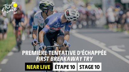First breakaway try  - Stage 10 - Tour de France 2023