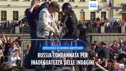 Tải video: Corte europea dei diritti dell'uomo condanna la Russia per indagine inadeguata sull'omicidio Nemtsov