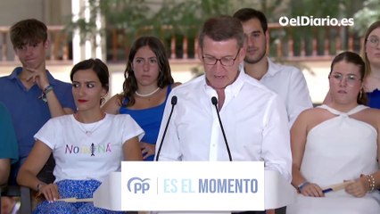 Feijóo pide el voto "para evitar el bloqueo" y tilda la opción de Vox de "broma sanchista"