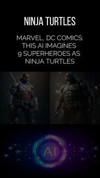 MARVEL, DC COMICS: THIS AI IMAGINES 9 SUPERHEROES AS NINJA TURTLES #ninjaturtles #marvel #dc #heroes
