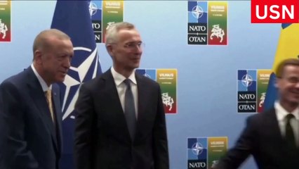 NATO Chief Calls Summit 'Historic' as Turkey Backs Adding Sweden to Alliance video