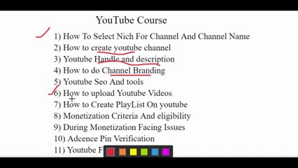 YouTube Course Classes _ YouTube Lectures #2023