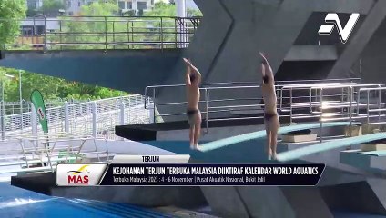 Kejohanan Terjun Terbuka Malaysia diiktiraf World Aquatics