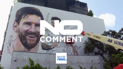 No Comment : Messi à l'honneur sur une fresque géante à Miami