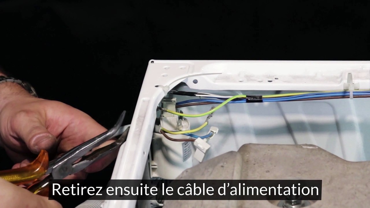 Comment changer le cable d'alimentation de mon lave-linge ?