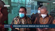 Presiden Jokowi Jenguk Cak Nun di RSUP Dr. Sardjito Yogyakarta
