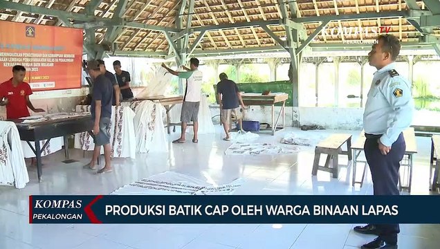 Warga Binaan Lapas Pekalongan Produksi Batik Cap dan Baju Koko Sesuai Pesanan