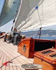 اليخت Eilean يبحر مع عرض أحدث ساعات Radiomir