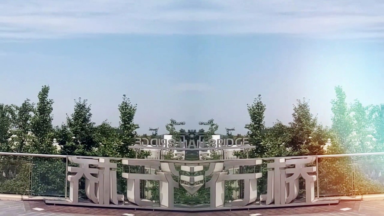 Faites une promenade relaxante sur le pont piétonnier Nanjing Eye avec cette vidéo apaisante | the Nanjing Eye Pedestrian Bridge Let the Soothing Music  Wash Away Your Stress