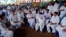 Nursing Officer Association's agitation continues for the second day