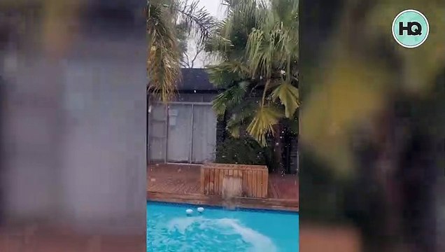 Il neige pour la première fois depuis 11 ans à Johannesburg en Afrique du Sud