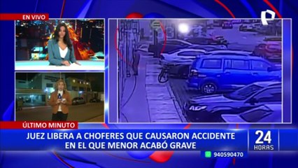 Juez libera a conductores que provocaron accidente que dejó grave a niña de 9 años