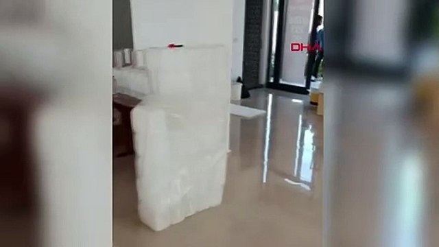 Opération de contrefaçon d'alcool à Çanakkale： Beaucoup de matériaux saisis