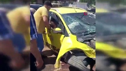 İki aracın çarpıştığı kazada 5 kişi yaralandı