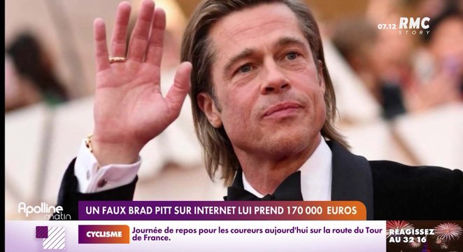 Zapping du 11/07 : Une femme escroquée de 170.000 euros par un faux Brad Pitt