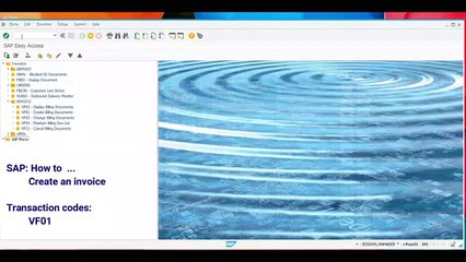 SD Create an invoice