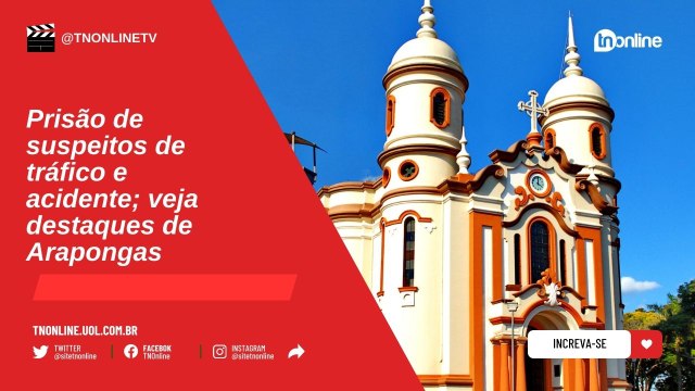 Prisão de suspeitos de tráfico e acidente; veja destaques de Arapongas