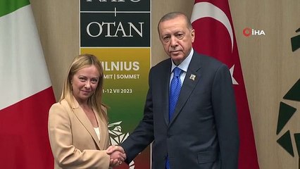 Le président Erdoğan a rencontré le Premier ministre italien Meloni