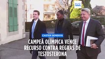 Campeã olímpica Caster Semenya ganha recurso contra testosterona no atletismo