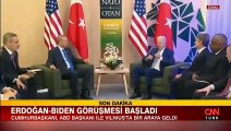 Cumhurbaşkanı Erdoğan ve ABD Başkanı Biden biraraya geldi