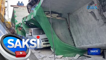 2 patay, 15 sugatan matapos gumuho ang bahagi ng flyover sa Bangkok, Thailand | Saksi
