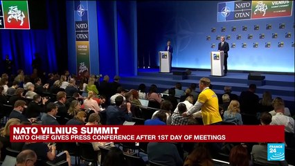 REPLAY - Press conference: NATO chief says no timetable set for Ukraine's membership